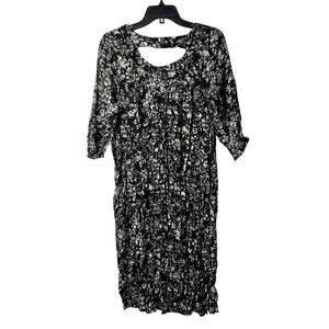 Roaman's Florals‎ Dress 3/4 Sleeves Size 12